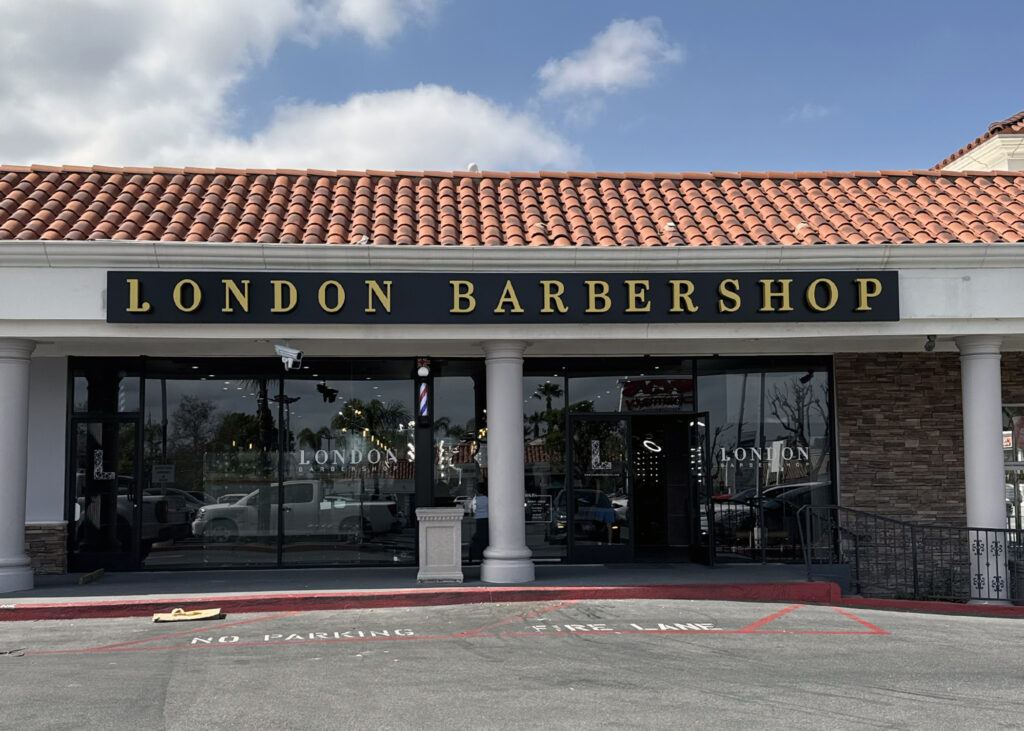 backlit channel letter sign installed by stay up sign company in los angeles