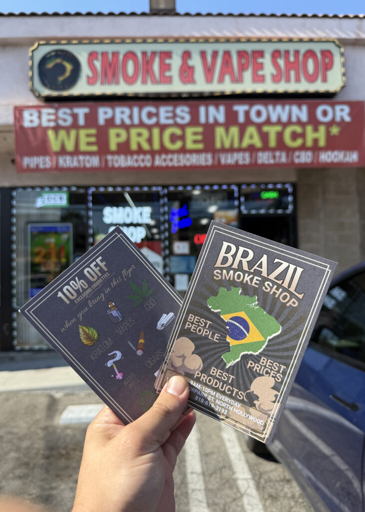 flyers printed and delivered by stay up sign co. in los angeles