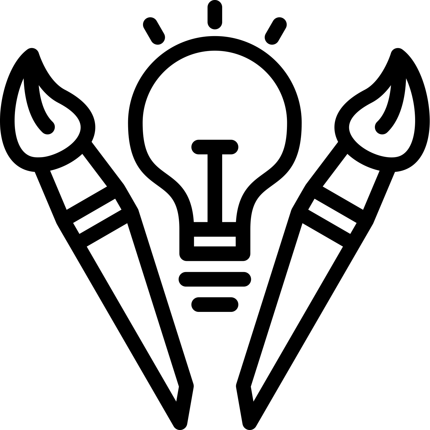 icon for showing creative design