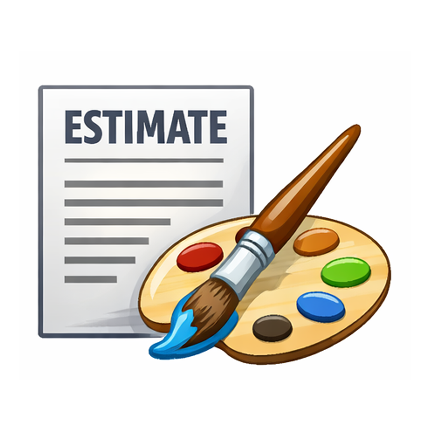icon showing free design and estimate