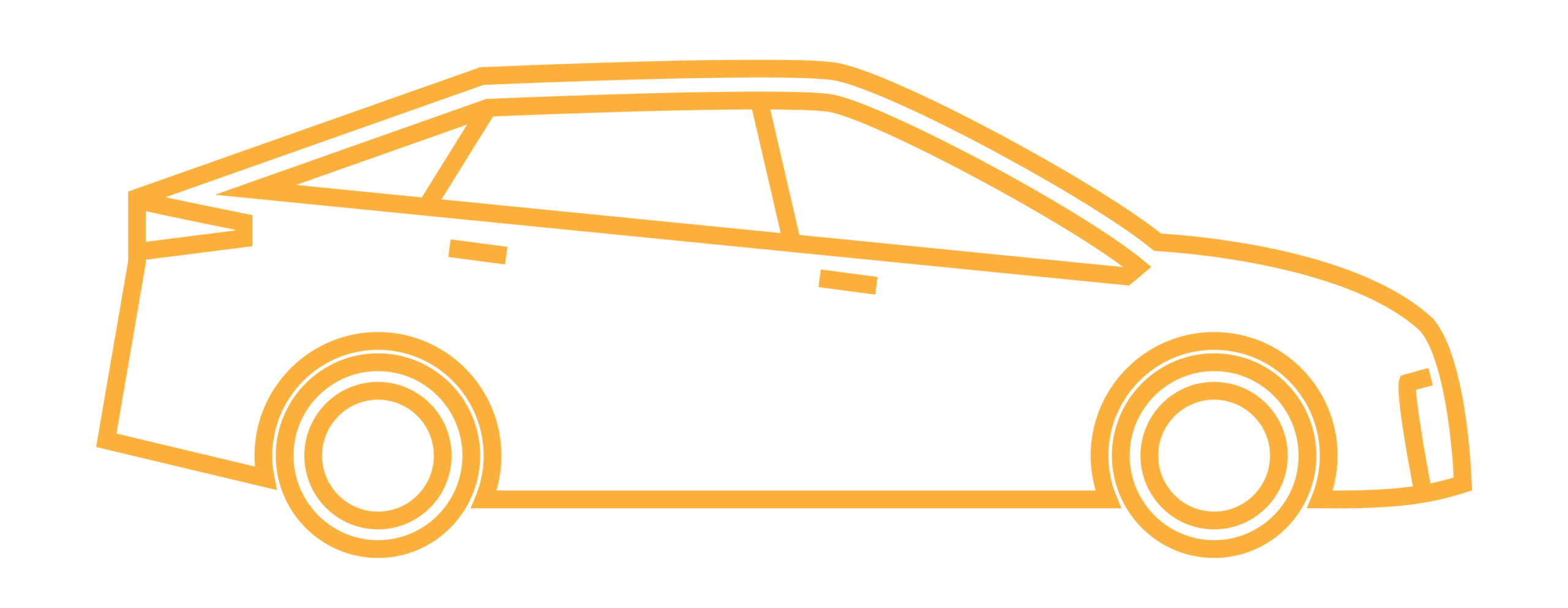 Vehicle wrap icon representing custom car wraps and commercial fleet graphics services