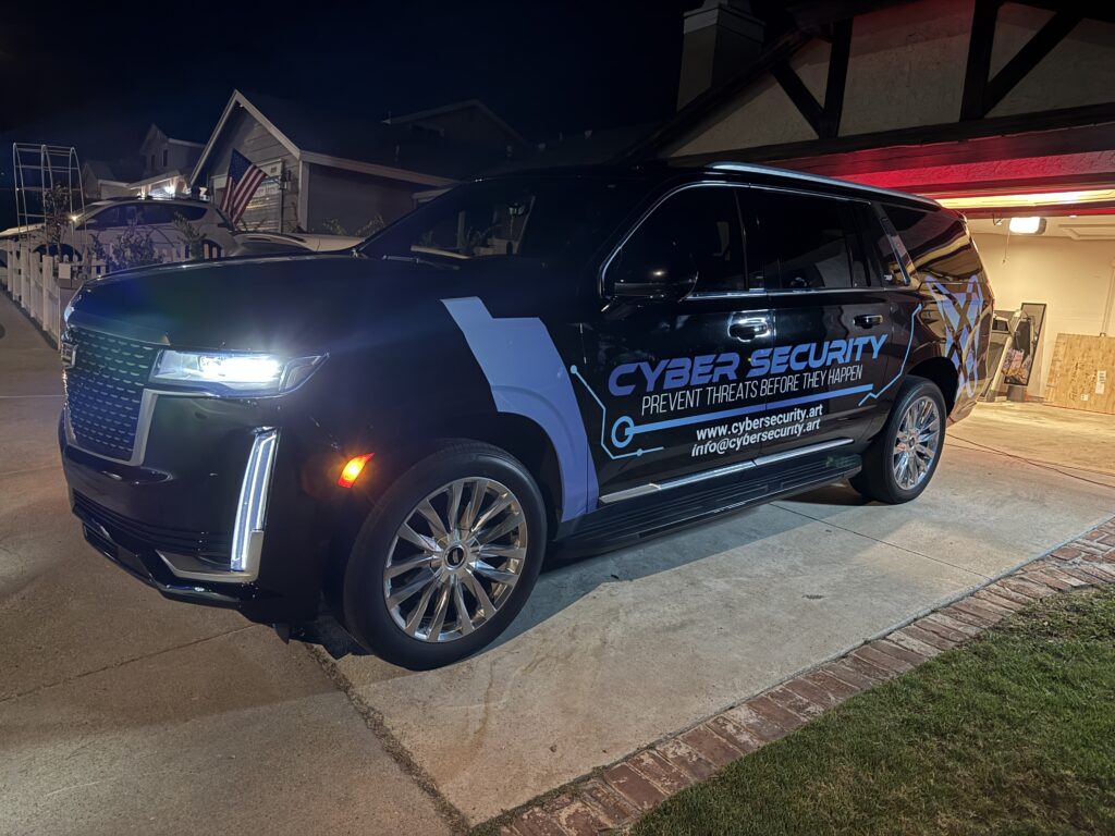 Partial Wrap for Cyber Secutiry Company in Santa Clarita