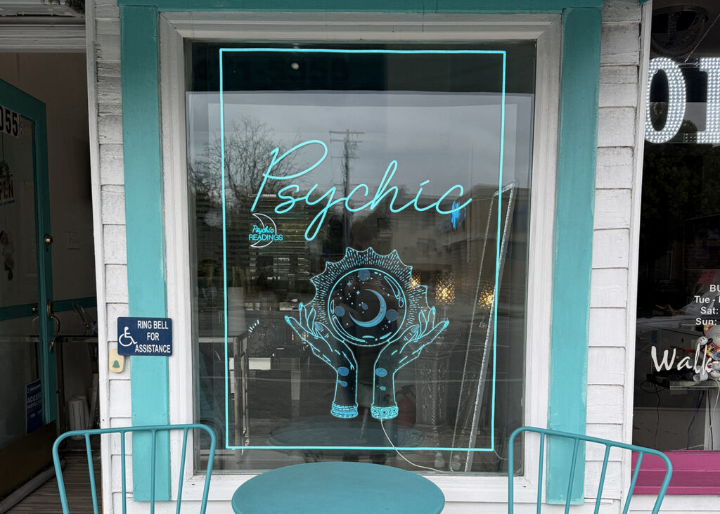 Rope LED Sign for Psychic Company in Toluca Lake