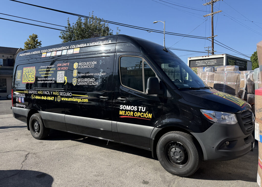 Partial Van Wrap on Mercedez Sprinter